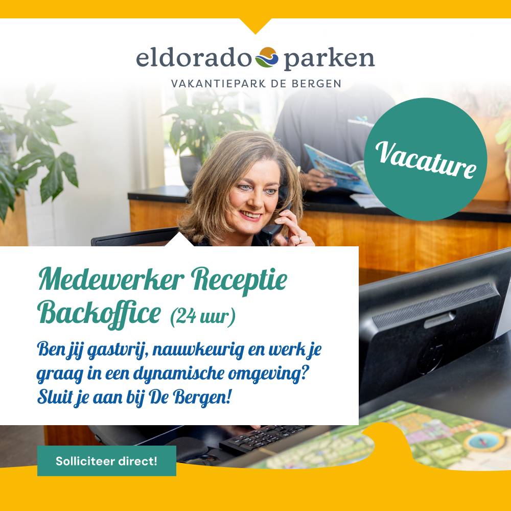 Vacature Medewerker Receptie Backoffice